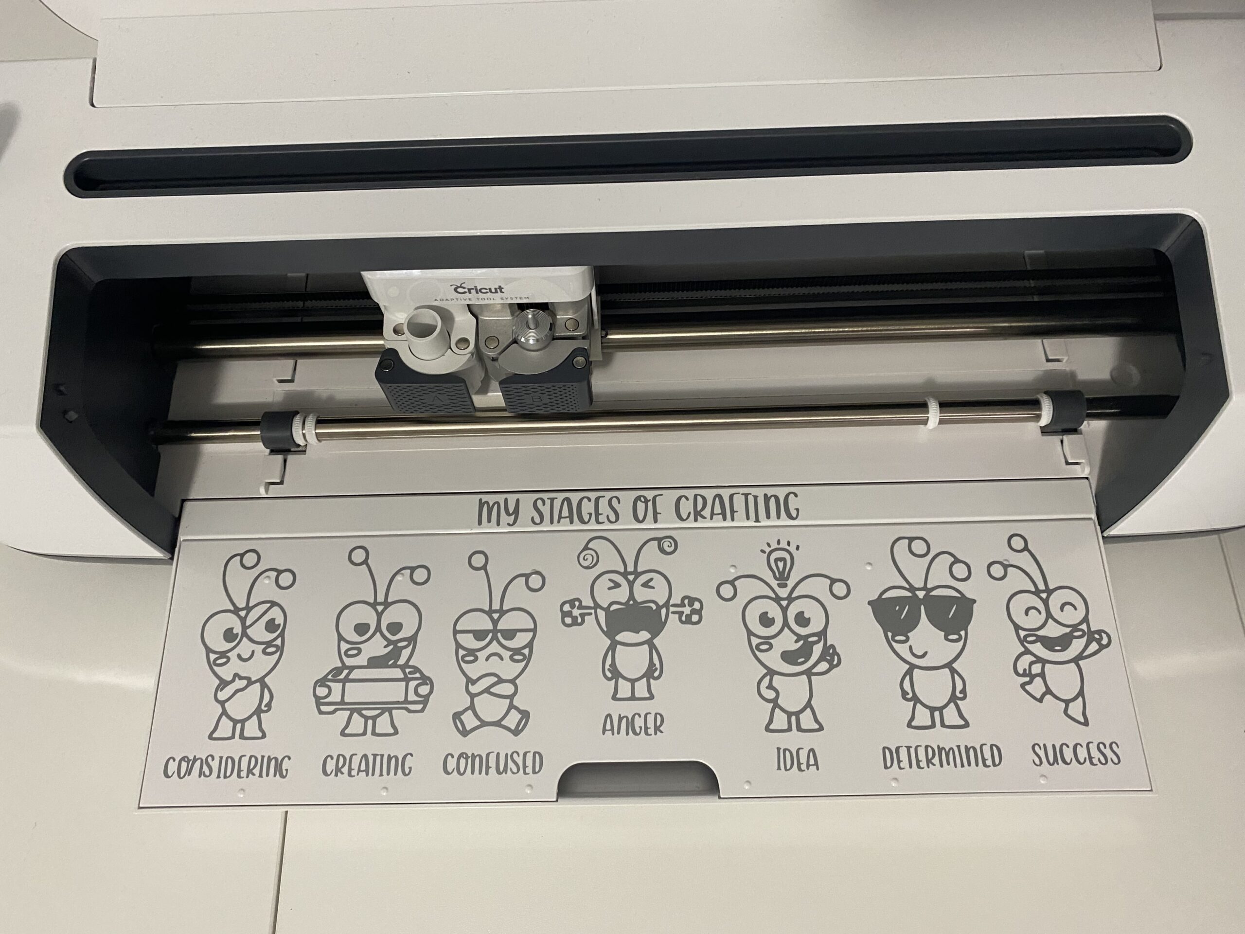 7 Stages of Crafting SVG, Cricut Cutie Stages of Crafting, SVG Files for Cricut, Cricut Machine Sign SVG, Instant Download Digital File